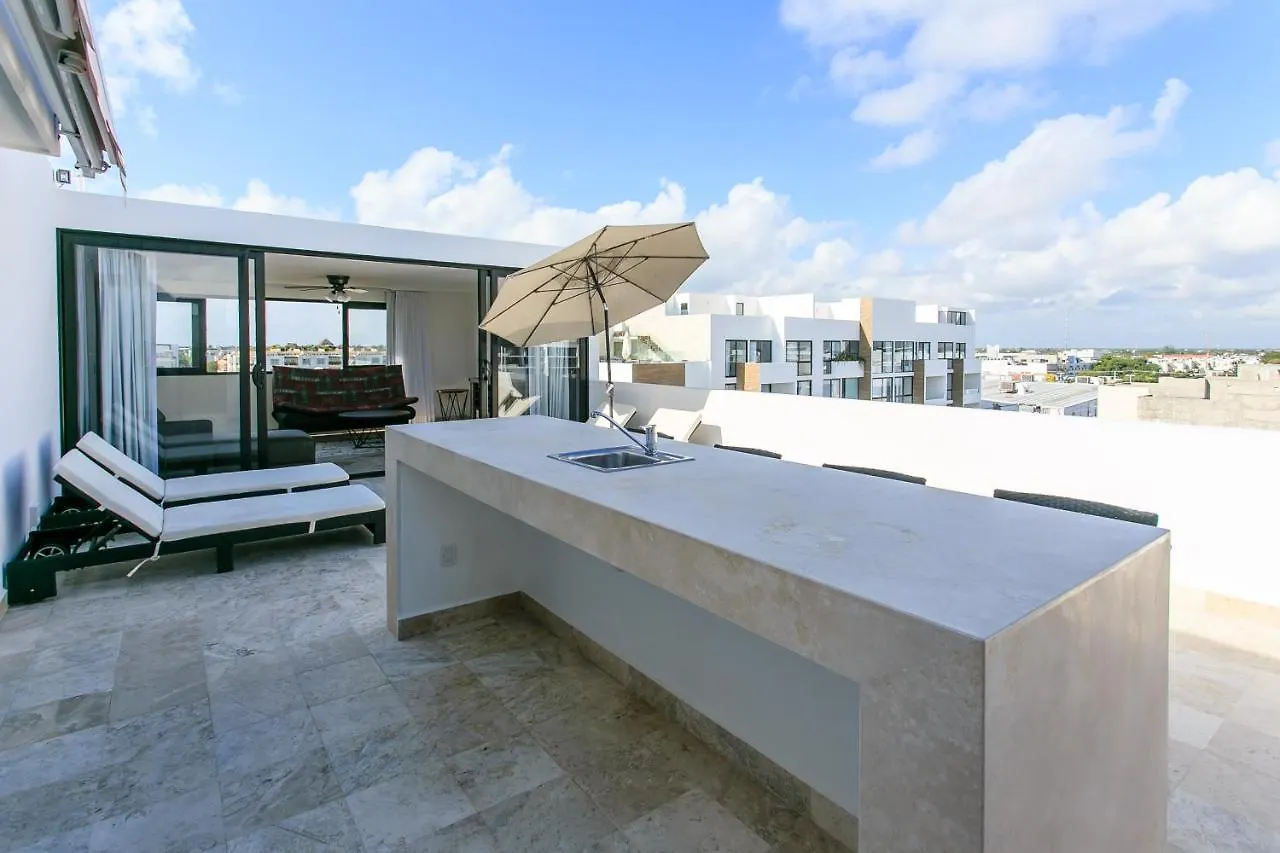A-Nah Apartments, Rooftop Pool, Walking Distance To 5Th Avenue 신데 델 카르멘 멕시코
