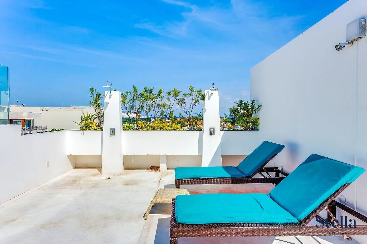 A-Nah Apartments, Rooftop Pool, Walking Distance To 5Th Avenue 신데 델 카르멘